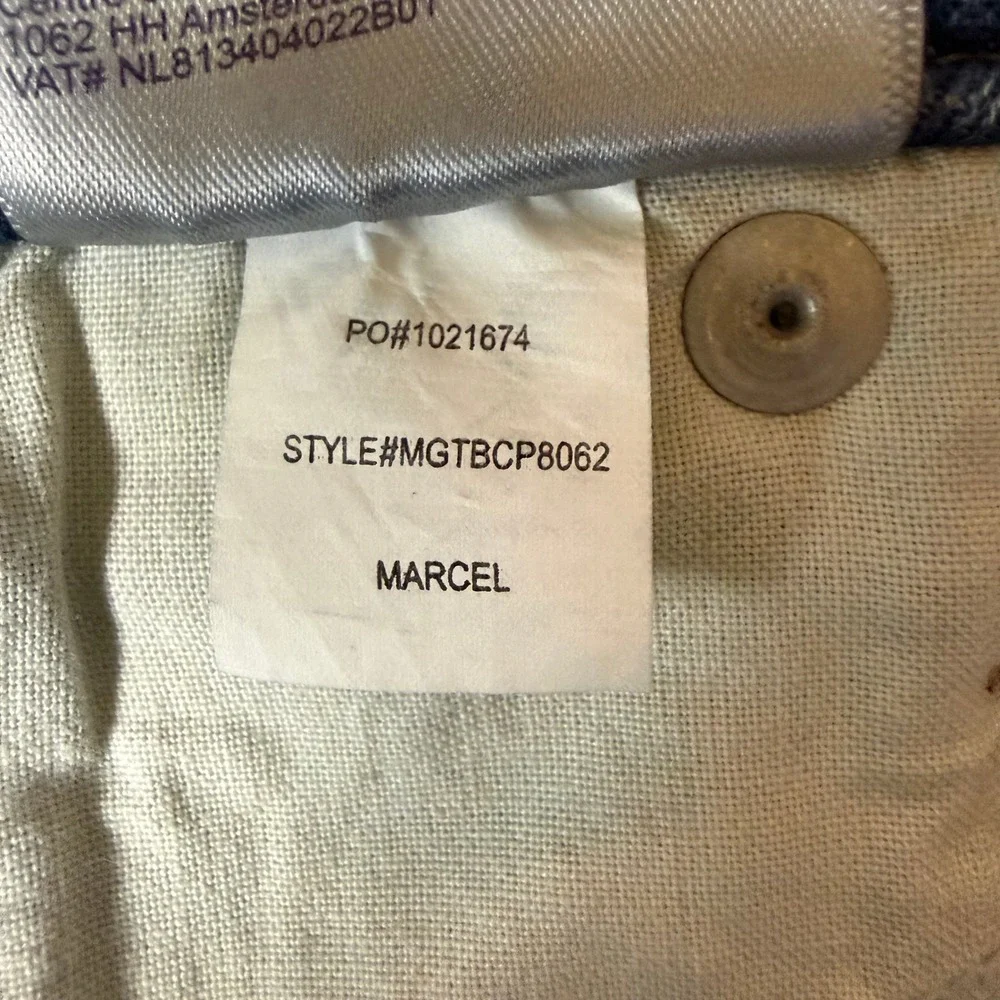 NYDJ Jeans‎ Womens 4 Blue Marcel Straight Crop Medium Wash Lift Tuck Ankle Zip